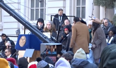 mamdani inauguration photos inauguration of zohran mamdani at city hall january 1 2026