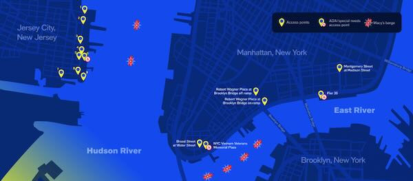 4th of july fireworks manhattan nyc best viewing locations barges nyc